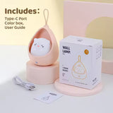 Factory Cute Design Wall Motion Led Wholesale Baby Lamp Sensor Silicone Children's Night Light